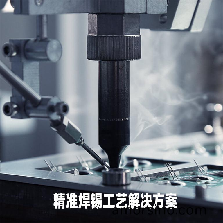 雙(shuang)頭(tou)線路闆(ban)自動(dong)銲(han)錫機工(gong)藝解決(jue)方案(an)